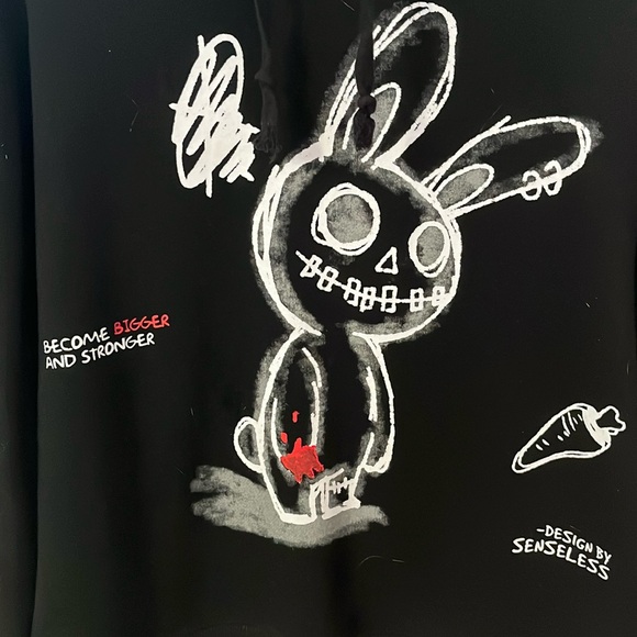 Senseless bunny hoodie - Picture 2 of 3